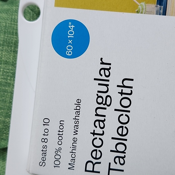 Room Essentials Multicolor Rectangular Tablecloth - Picture 3 of 3